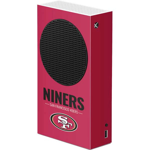 NFL San Francisco 49ers Team Motto Xbox Series S Console Skin
