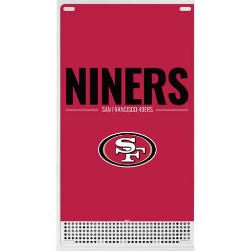 NFL San Francisco 49ers Team Motto Xbox Series S Console Skin