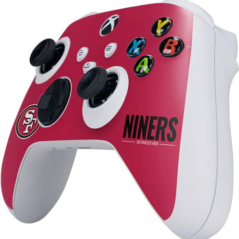 NFL San Francisco 49ers Team Motto Xbox Series S Controller Skin