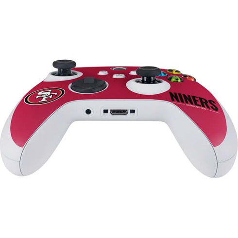 NFL San Francisco 49ers Team Motto Xbox Series S Controller Skin
