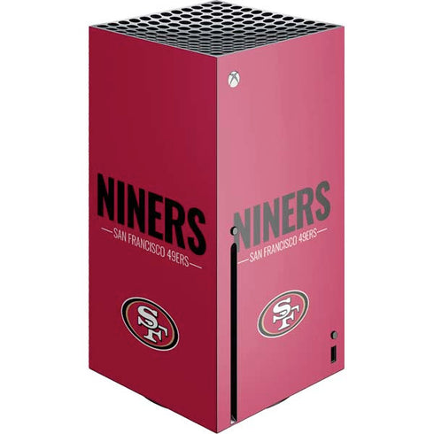 NFL San Francisco 49ers Team Motto Xbox Series X Console Skin