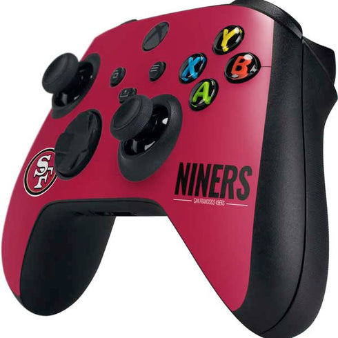 NFL San Francisco 49ers Team Motto Xbox Series X Controller Skin
