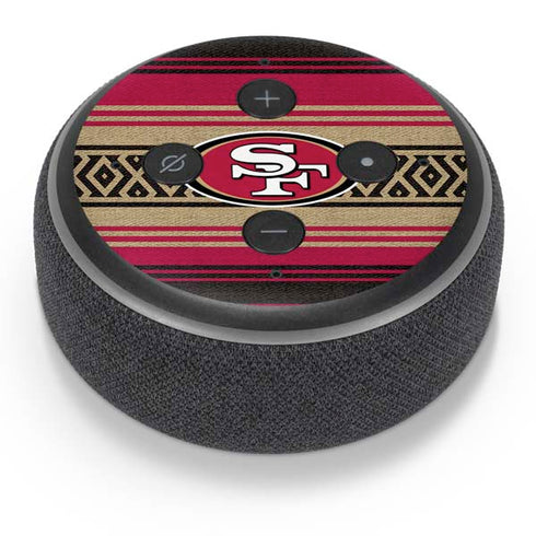 NFL San Francisco 49ers Trailblazer Amazon Echo Dot Skin