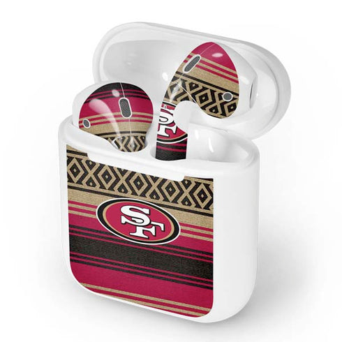 NFL San Francisco 49ers Trailblazer Apple AirPods Skin