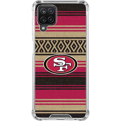 NFL San Francisco 49ers Trailblazer Galaxy A12 Clear Case
