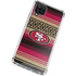 NFL San Francisco 49ers Trailblazer Galaxy A12 Clear Case