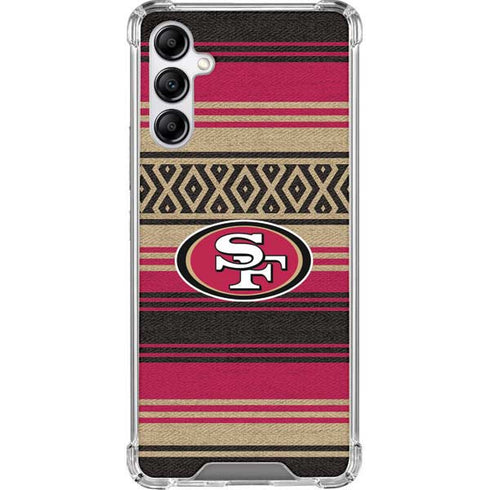 NFL San Francisco 49ers Trailblazer Galaxy A14 5G Clear Case