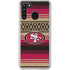 NFL San Francisco 49ers Trailblazer Galaxy A21 Clear Case