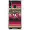 NFL San Francisco 49ers Trailblazer Galaxy A30 Clear Case