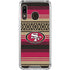 NFL San Francisco 49ers Trailblazer Galaxy A30 Clear Case