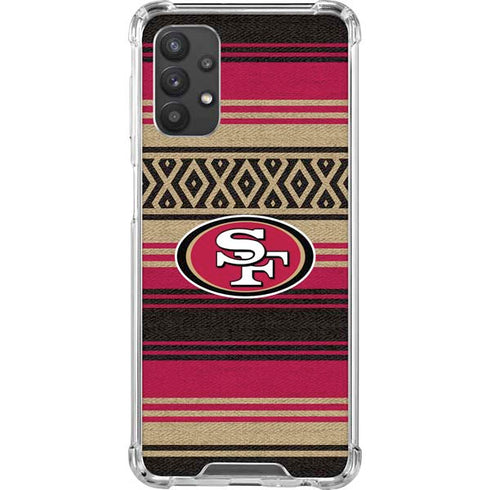 NFL San Francisco 49ers Trailblazer Galaxy A32 5G Clear Case