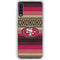 NFL San Francisco 49ers Trailblazer Galaxy A50 Clear Case