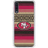 NFL San Francisco 49ers Trailblazer Galaxy A50 Clear Case