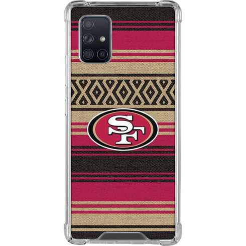 NFL San Francisco 49ers Trailblazer Galaxy A71 5G Clear Case