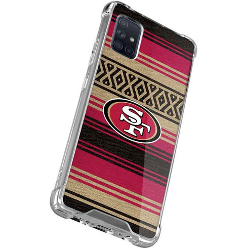 NFL San Francisco 49ers Trailblazer Galaxy A71 5G Clear Case