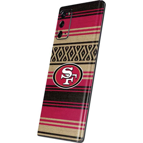 NFL San Francisco 49ers Trailblazer Galaxy Note20 5G Skin