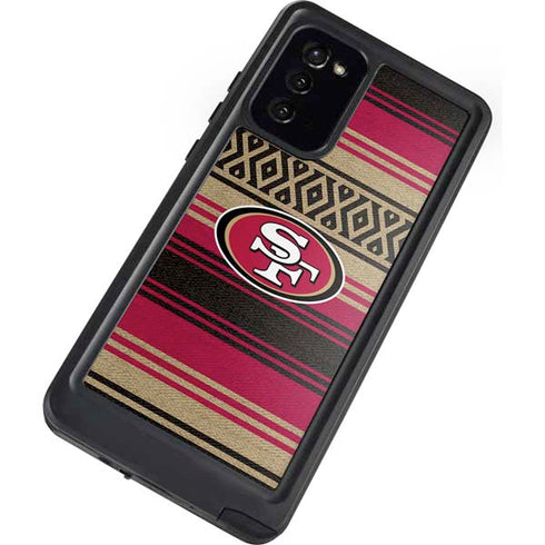 NFL San Francisco 49ers Trailblazer Galaxy Note20 5G Waterproof Case