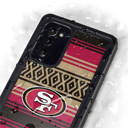 NFL San Francisco 49ers Trailblazer Galaxy Note20 5G Waterproof Case