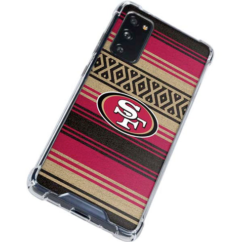 NFL San Francisco 49ers Trailblazer Galaxy S20 FE Clear Case