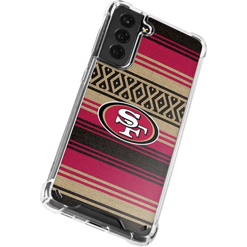 NFL San Francisco 49ers Trailblazer Galaxy S21 5G Clear Case