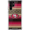 NFL San Francisco 49ers Trailblazer Galaxy S22 Ultra Clear Case