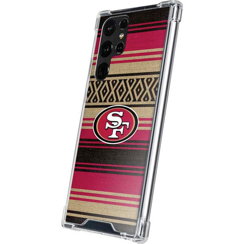 NFL San Francisco 49ers Trailblazer Galaxy S22 Ultra Clear Case