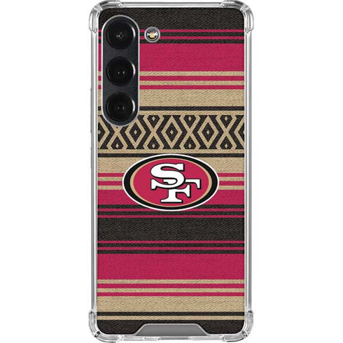 NFL San Francisco 49ers Trailblazer Galaxy S23 Clear Case