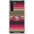 NFL San Francisco 49ers Trailblazer Galaxy S23 Plus Clear Case