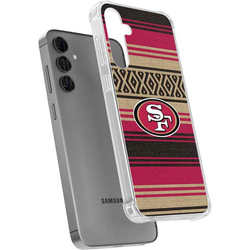 NFL San Francisco 49ers Trailblazer Galaxy S24 Plus Clear Case
