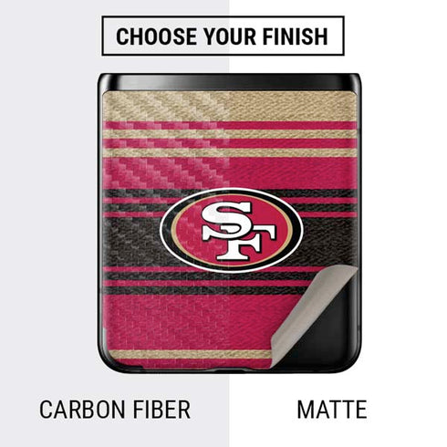 NFL San Francisco 49ers Trailblazer Galaxy Z Flip Skin