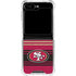 NFL San Francisco 49ers Trailblazer Galaxy Z Flip5 5G Clear Case