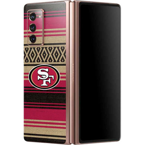 NFL San Francisco 49ers Trailblazer Galaxy Z Fold2 5G Skin