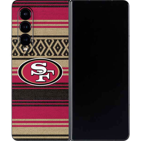 NFL San Francisco 49ers Trailblazer Galaxy Z Fold4 5G Skin