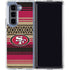 NFL San Francisco 49ers Trailblazer Galaxy Z Fold5 5G Clear Case
