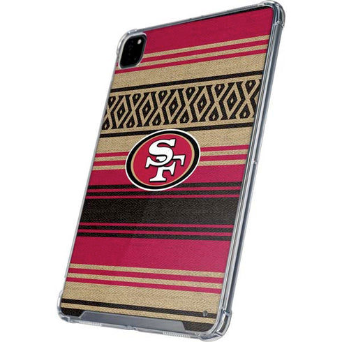 NFL San Francisco 49ers Trailblazer iPad Pro 12.9in (2020) Clear Case