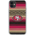 NFL San Francisco 49ers Trailblazer iPhone 11 Clear Case