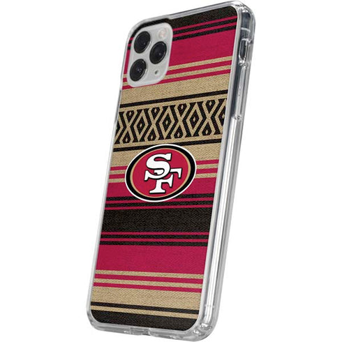 NFL San Francisco 49ers Trailblazer iPhone 11 Pro Clear Case