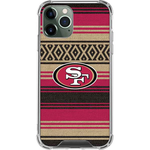 NFL San Francisco 49ers Trailblazer iPhone 11 Pro Max Clear Case