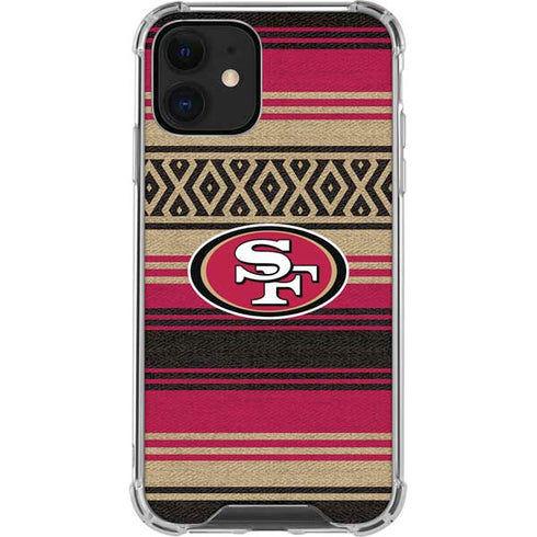 NFL San Francisco 49ers Trailblazer iPhone 12 Mini Clear Case