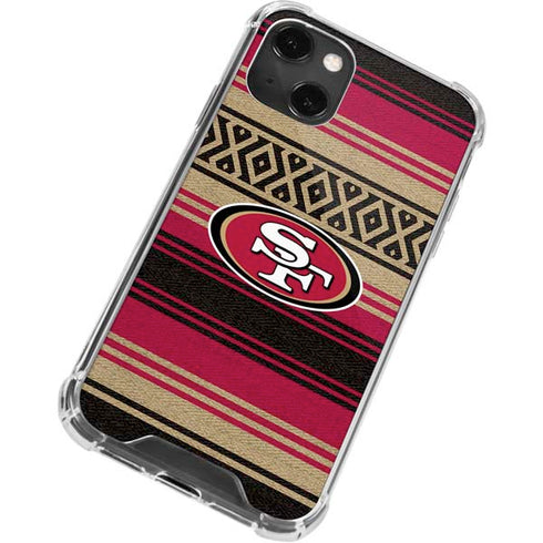 NFL San Francisco 49ers Trailblazer iPhone 13 Mini Clear Case