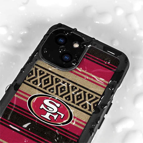 NFL San Francisco 49ers Trailblazer iPhone 13 Mini Waterproof Case