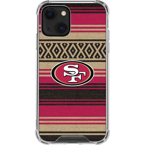 NFL San Francisco 49ers Trailblazer iPhone 14 Clear Case