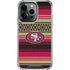 NFL San Francisco 49ers Trailblazer iPhone 15 Pro Clear Case