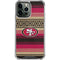 NFL San Francisco 49ers Trailblazer iPhone 15 Pro Max Clear Case