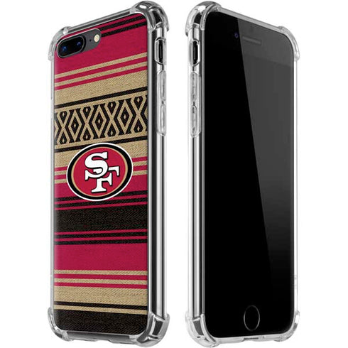 NFL San Francisco 49ers Trailblazer iPhone 7/8 Plus Clear Case