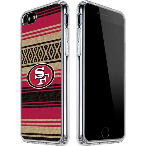 NFL San Francisco 49ers Trailblazer iPhone SE (2nd & 3rd Gen) Clear Case