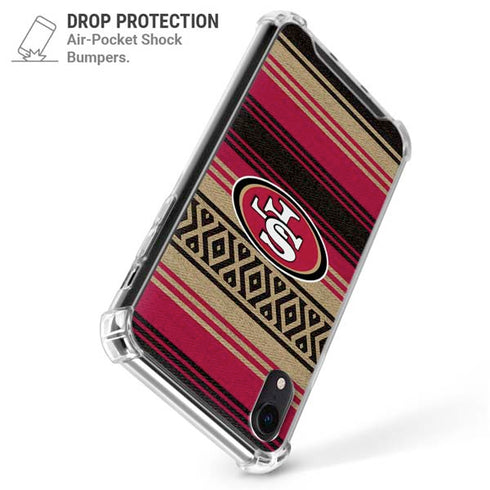 NFL San Francisco 49ers Trailblazer iPhone XR Clear Case