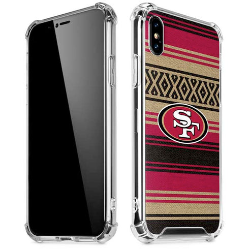 NFL San Francisco 49ers Trailblazer iPhone XS Max Clear Case
