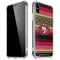 NFL San Francisco 49ers Trailblazer iPhone XS Max Clear Case