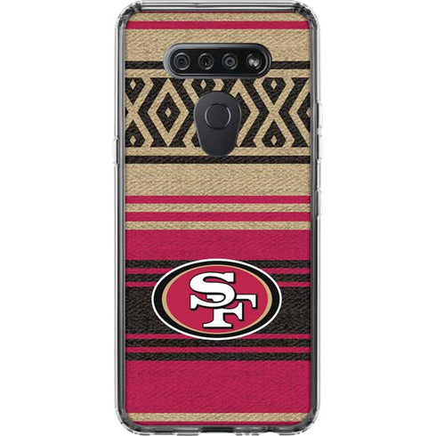 NFL San Francisco 49ers Trailblazer LG K51/Q51 Clear Case